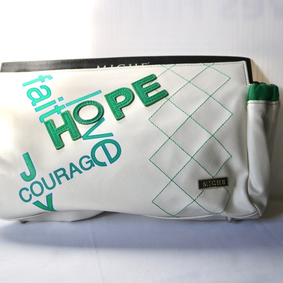 NEW Miche Hope(Dove)Classic - Shell ONLY White Green Purse Courage Faith Hope - Picture 4 of 4